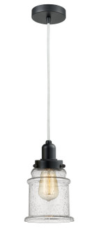 Whitney One Light Mini Pendant in Matte Black (405|100BK-10W-0H-BK-G184)