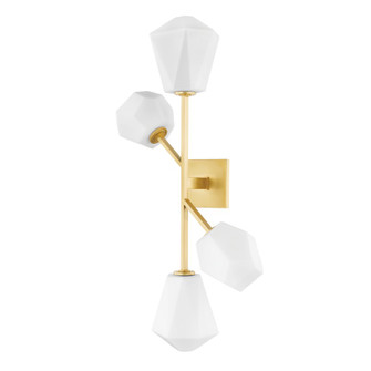 Tring LED Wall Sconce in Aged Brass (70|PI1894104-AGB)