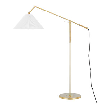 Dorset One Light Floor Lamp in Aged Brass (70|MDSL512-AGB)
