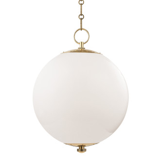 Sphere No.1 One Light Pendant in Aged Brass (70|MDS701-AGB)