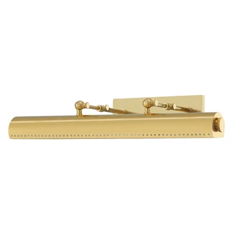 Hampshire Three Light Picture Light in Aged Brass (70|MDS113-AGB)