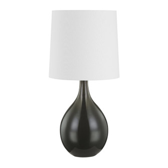 Durban One Light Table Lamp in Aged Brass/Ceramic Gloss Mink (70|L2016-AGB/CGM)