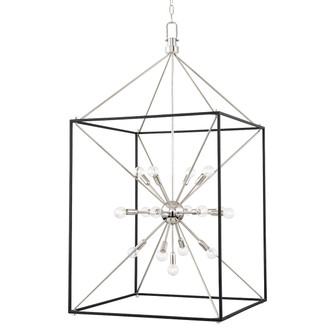 Glendale 25 Light Lantern in Polished Nickel (70|8927-PN/BK)