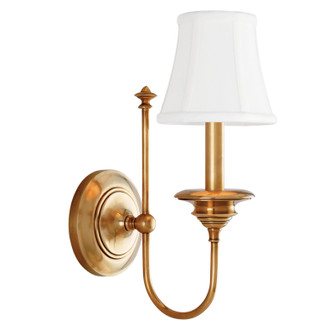 Yorktown One Light Wall Sconce in Aged Brass (70|8711-AGB)