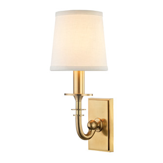 Carroll One Light Wall Sconce in Aged Brass (70|8400-AGB)