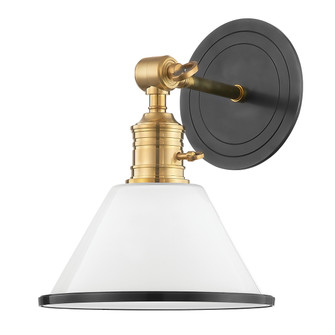 Garden City One Light Wall Sconce in Aged Brass/Old Bronze (70|8331-AOB)