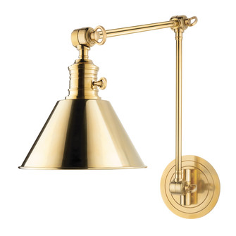 Garden City One Light Wall Sconce in Aged Brass (70|8323-AGB)