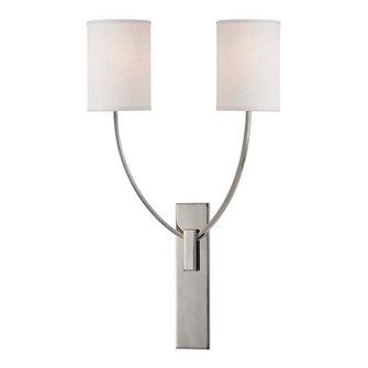 Colton Two Light Wall Sconce in Polished Nickel (70|732-PN)
