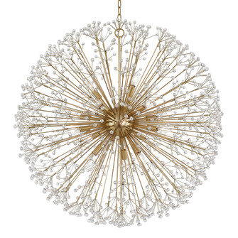 Dunkirk 16 Light Chandelier in Aged Brass (70|6039-AGB)