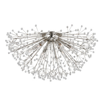 Dunkirk Six Light Semi Flush Mount in Polished Nickel (70|6028-PN)