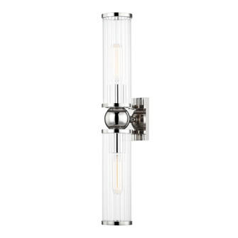 Malone Two Light Wall Sconce in Polished Nickel (70|5272-PN)