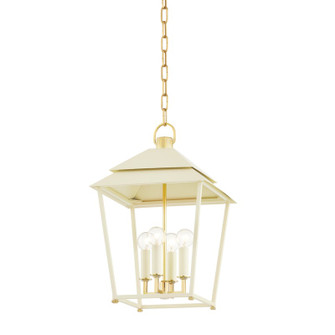 Natick Four Light Lantern in Aged Brass (70|5119-AGB/SSD)