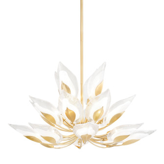 Blossom 20 Light Chandelier in Gold Leaf (70|4840-GL)