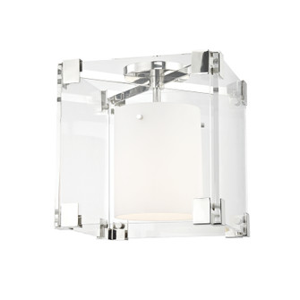 Achilles One Light Flush Mount in Polished Nickel (70|4100-PN)