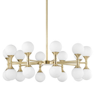 Astoria LED Chandelier in Aged Brass (70|3320-AGB)
