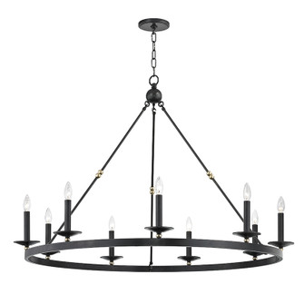 Allendale Nine Light Chandelier in Aged Brass/Old Bronze (70|3209-AOB)