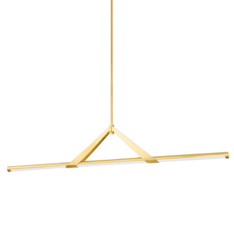 Jonas LED Island Pendant in Aged Brass (70|3060-AGB)