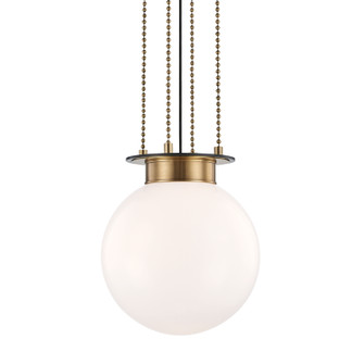 Gunther One Light Pendant in Aged Old Bronze (70|2014-AOB)