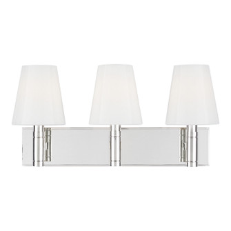 Beckham Classic Three Light Vanity in Polished Nickel (454|TV1033PN)