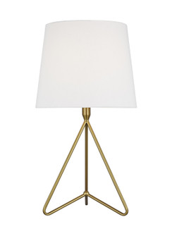 Dylan One Light Table Lamp in Burnished Brass (454|TT1151BBS1)