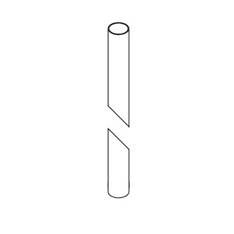 7' Round Outdoor Post in Coastal Dark Smoke (39|390272-77)