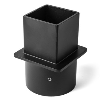 2.5'' Square to 3'' Round Post Adapter in Coastal Dark Smoke (39|390240-77)