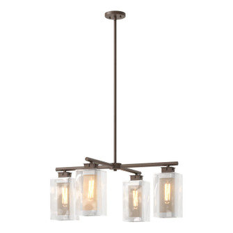 Polaris Polaris Outdoor 4-Light Pendant in Coastal Bronze (39|364213-SKT-MULT-75-72-ZM0093)
