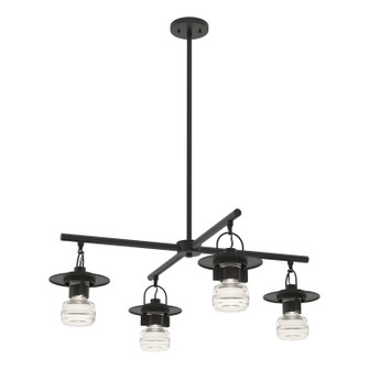 Mason Mason Outdoor 4-Light Pendant in Coastal Black (39|364212-SKT-MULT-80-ZM0435)