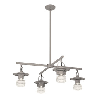 Mason Mason Outdoor 4-Light Pendant in Coastal Burnished Steel (39|364212-SKT-MULT-78-ZM0435)