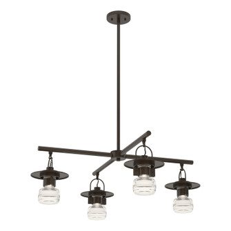 Mason Mason Outdoor 4-Light Pendant in Coastal Oil Rubbed Bronze (39|364212-SKT-MULT-14-ZM0435)
