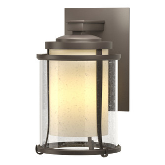 Meridian One Light Outdoor Wall Sconce in Coastal Dark Smoke (39|305605-SKT-77-ZS0296)