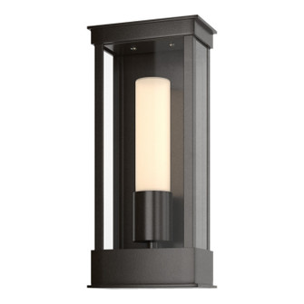 Portico One Light Outdoor Wall Sconce in Coastal Oil Rubbed Bronze (39|304320-SKT-14-GG0392)