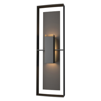 Shadow Box Shadow Box Tall Outdoor Sconce in Coastal Black (39|302607-SKT-80-14-ZM0546)