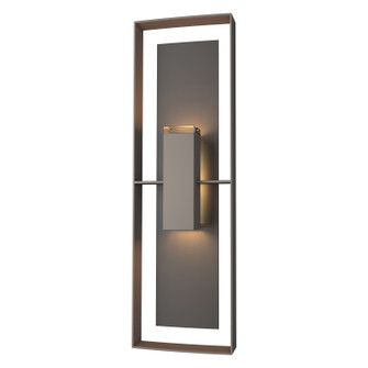Shadow Box Two Light Outdoor Wall Sconce in Coastal Dark Smoke (39|302607-SKT-77-14-ZM0546)