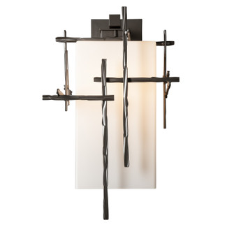 Tura One Light Outdoor Wall Sconce in Coastal Oil Rubbed Bronze (39|302583-SKT-14-GG0707)