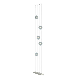 Abacus Abacus 5-Light Floor to Ceiling Plug-In LED Lamp in Sterling (39|289520-LED-STND-85-YL0668)
