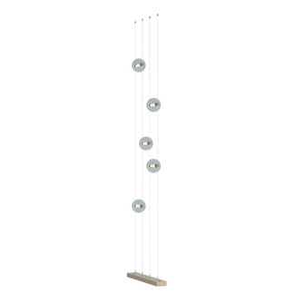 Abacus Abacus 5-Light Floor to Ceiling Plug-In LED Lamp in Soft Gold (39|289520-LED-STND-84-YL0668)