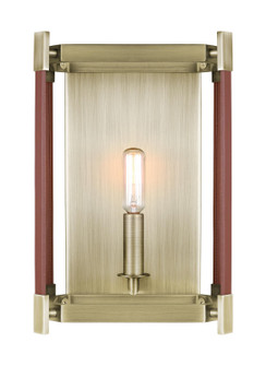 Hadley One Light Wall Sconce in Time Worn Brass (454|LW1061TWB)