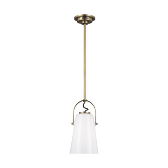 Hazel One Light Pendant in Time Worn Brass (454|LP1011TWB)