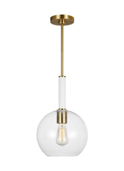 Monroe One Light Pendant in Burnished Brass (454|KSP1061BBSGW)