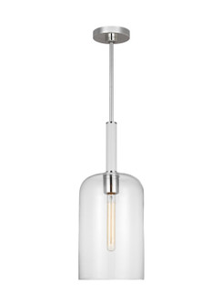 Monroe One Light Pendant in Polished Nickel (454|KSP1051PNGW)