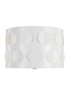 Dottie Two Light Flush Mount in Burnished Brass (454|KSF1002BBS)