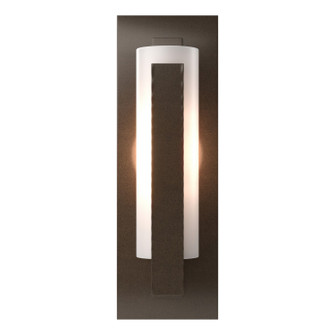 Vertical Bar Forged Vertical Bar Sconce - Steel Backplate in Bronze (39|217185-SKT-05-GG0065)