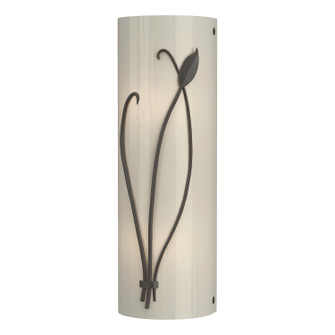 Leaf Forged Leaf and Stem Sconce in Dark Smoke (39|205770-SKT-LFT-07-CC0410)