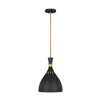 Joan One Light Pendant in Midnight Black (454|EP1151MBK)