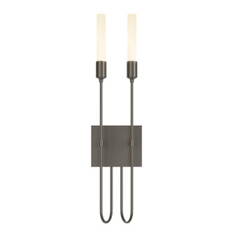 Lisse Lisse 2 Light Sconce in Dark Smoke (39|203053-SKT-07)