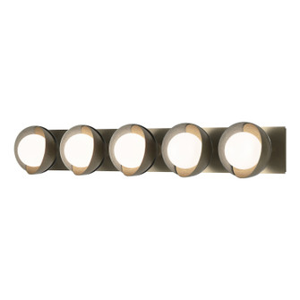 Brooklyn Brooklyn 5-Light Straight Double Shade Bath Sconce in Soft Gold (39|201379-SKT-84-82-GG0711)