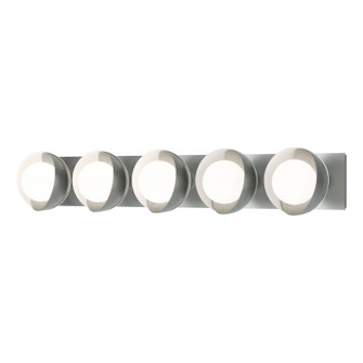 Brooklyn Brooklyn 5-Light Straight Double Shade Bath Sconce in Vintage Platinum (39|201379-SKT-82-02-GG0711)
