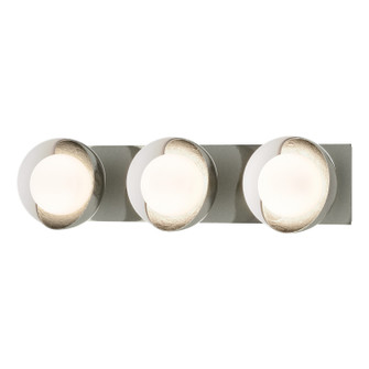 Brooklyn Brooklyn 3-Light Straight Double Shade Bath Sconce in Sterling (39|201378-SKT-85-02-GG0711)