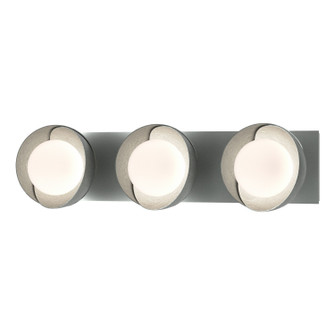 Brooklyn Brooklyn 3-Light Straight Double Shade Bath Sconce in Vintage Platinum (39|201378-SKT-82-82-GG0711)
